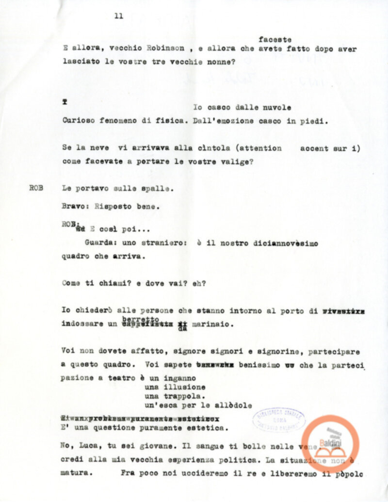 Grand Magic Circus - scaletta spettacolo