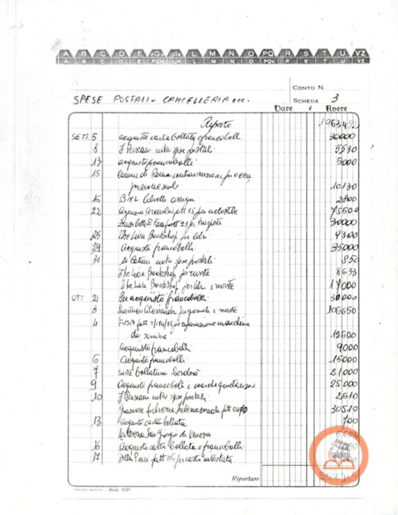 Teatro Club 1975 - spese sostenute