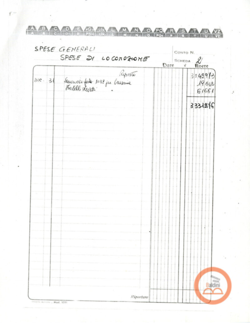 Teatro Club 1975 - spese sostenute