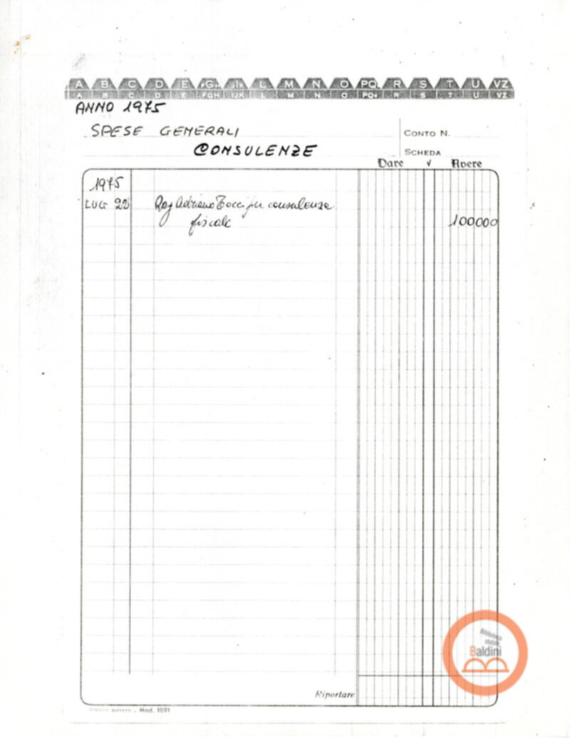 Teatro Club 1975 - spese sostenute