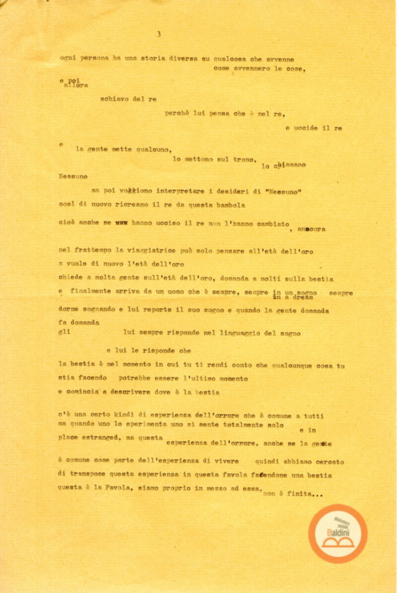 Workshop di Joe Chaikin