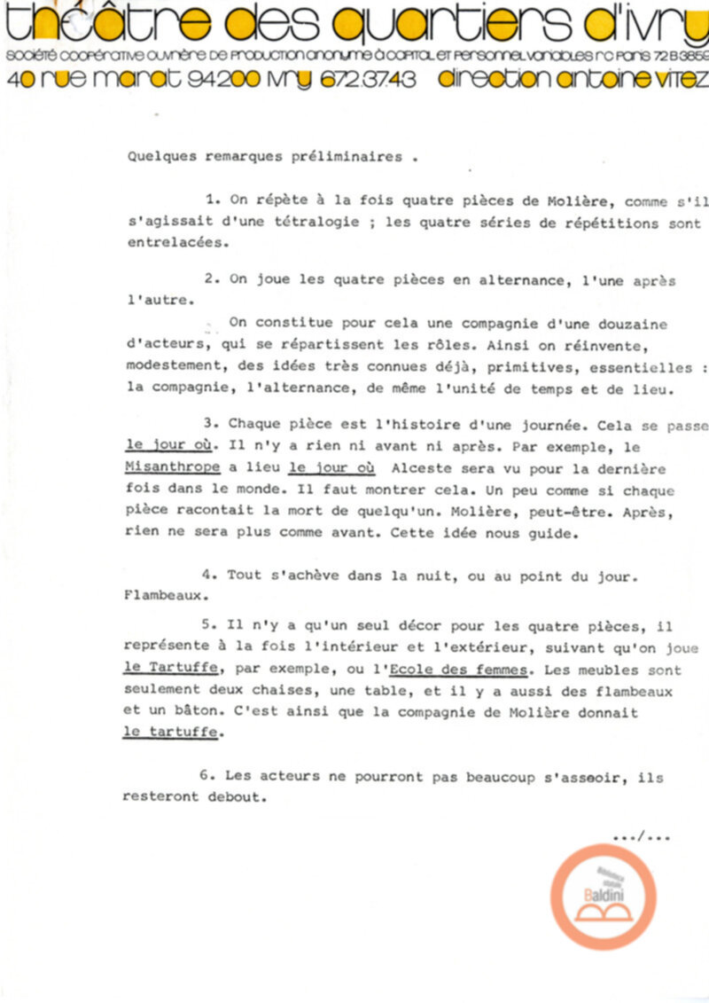 La tetralogia di Molier