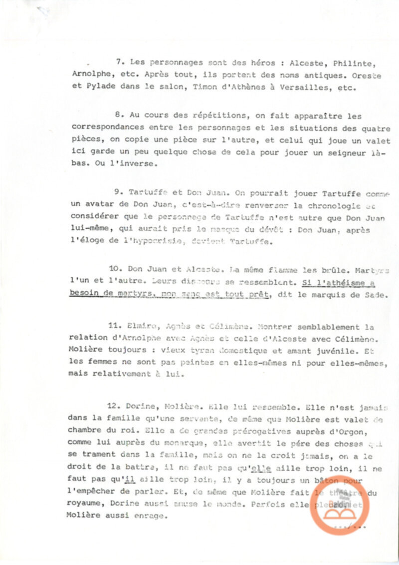 La tetralogia di Molier