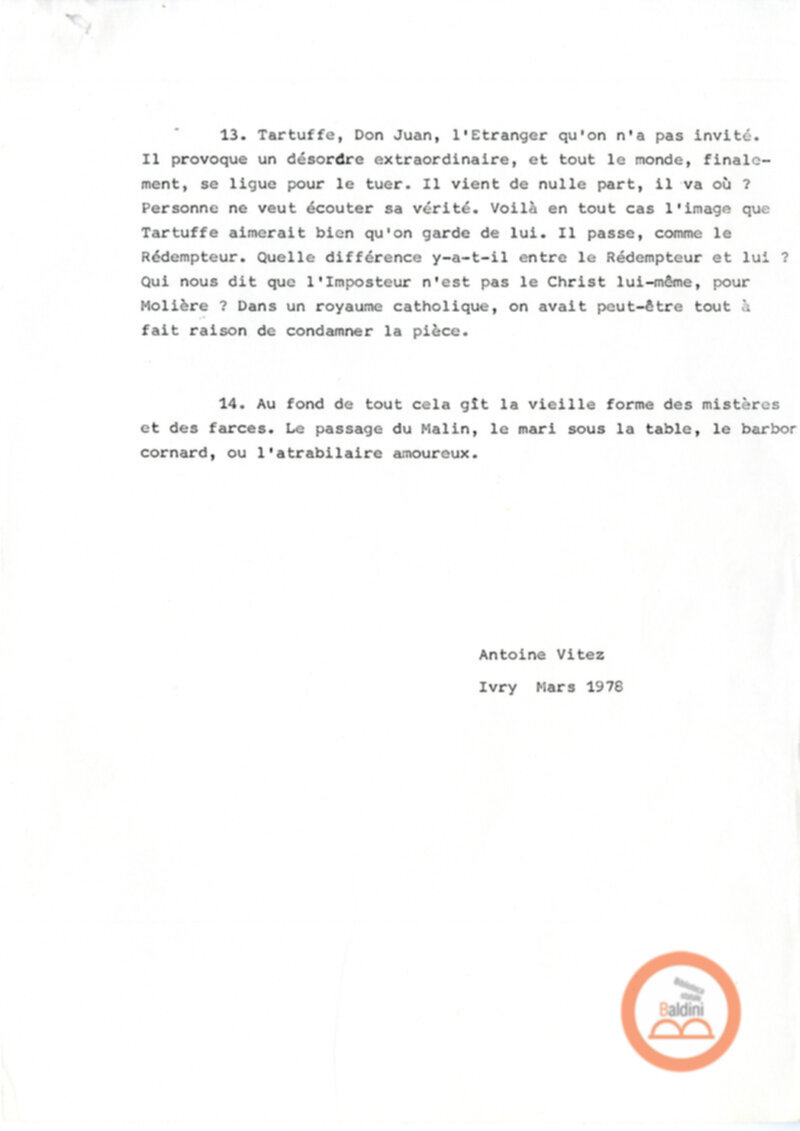 La tetralogia di Molier