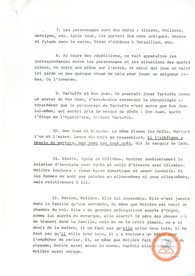 La tetralogia di Molier