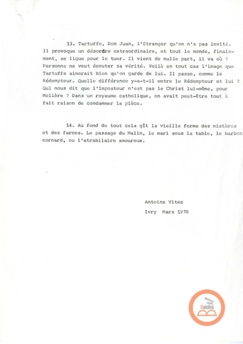 La tetralogia di Molier