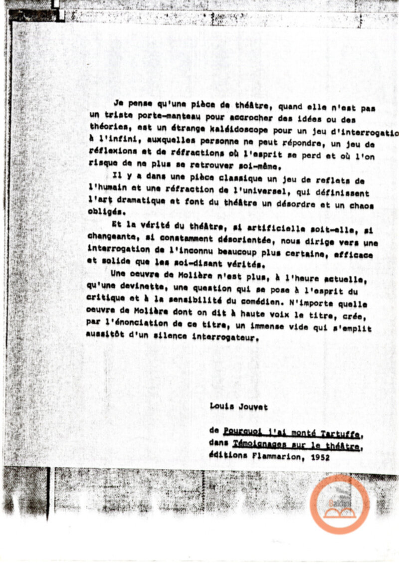 La tetralogia di Molier