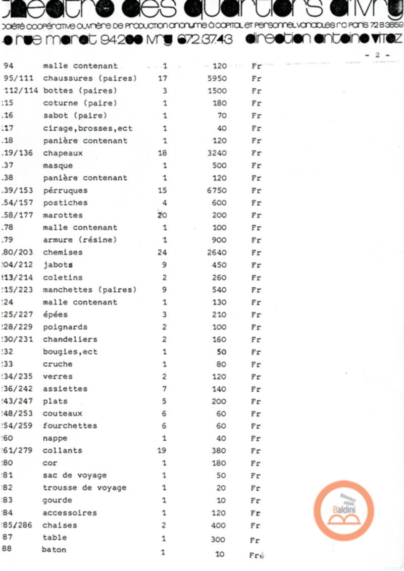 La tetralogia di Molier - messa in scena dello spettacolo