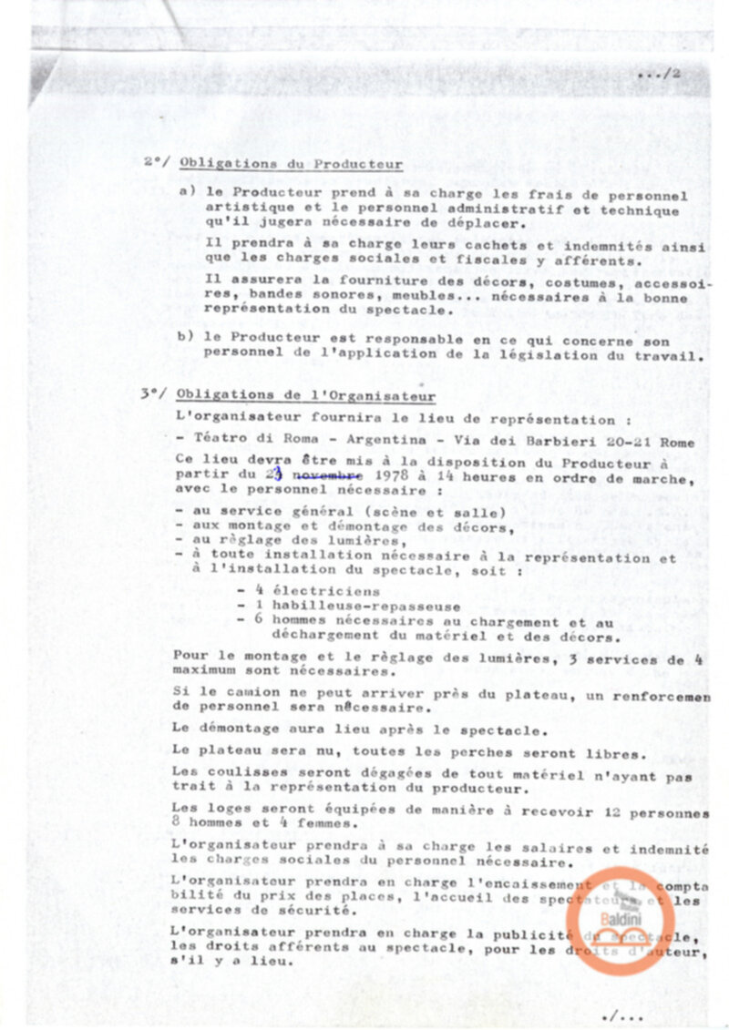 La tetralogia di Molier - corrispondenza