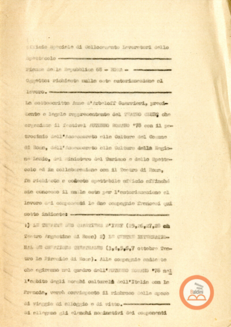 La tetralogia di Molier - autorizzazini relative allo spttacolo