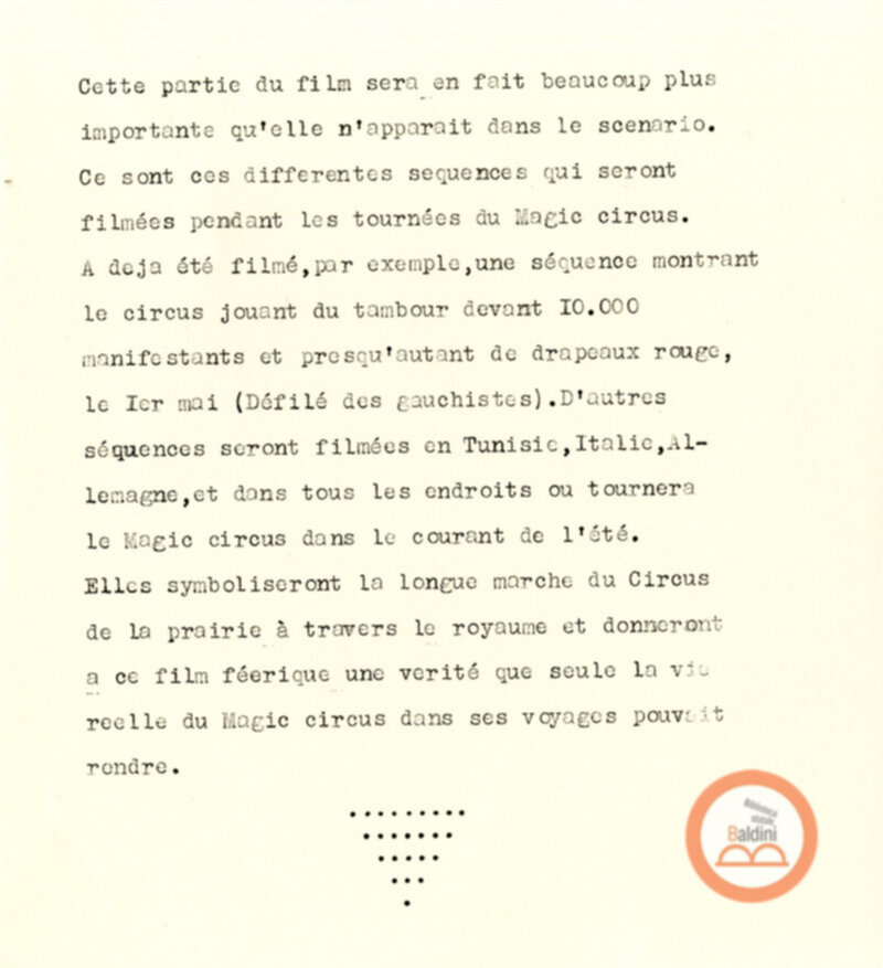 Un film d'aventure d'amor - copione