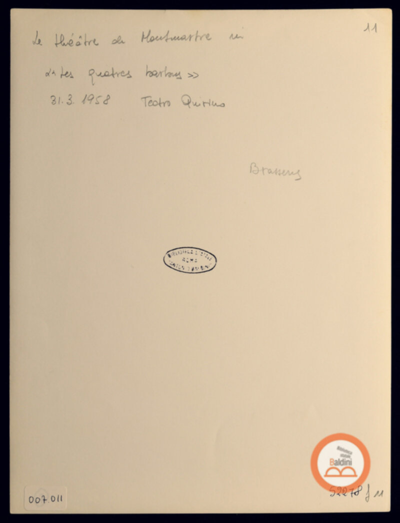 Immagine di Les 4 Barbus - Gérard Séty - Georges Brassens. Spettacolo di Jacques Canetti