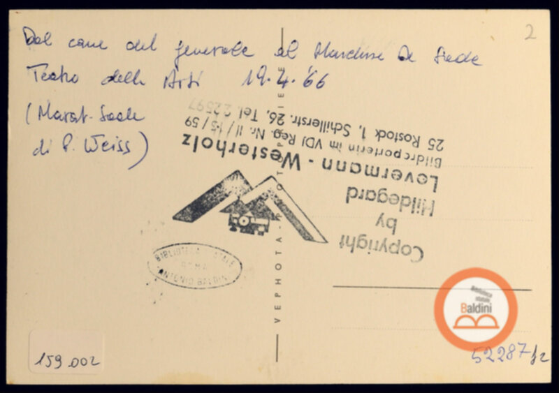 Immagine di Dal cane del generale al Marchese De Sade, verso