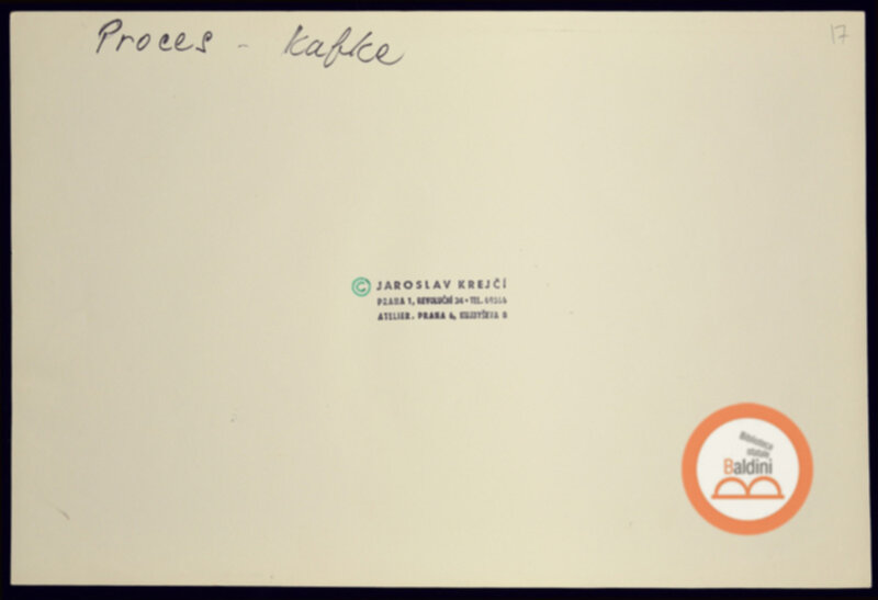 Immagine di Le Procès, Kafka, verso