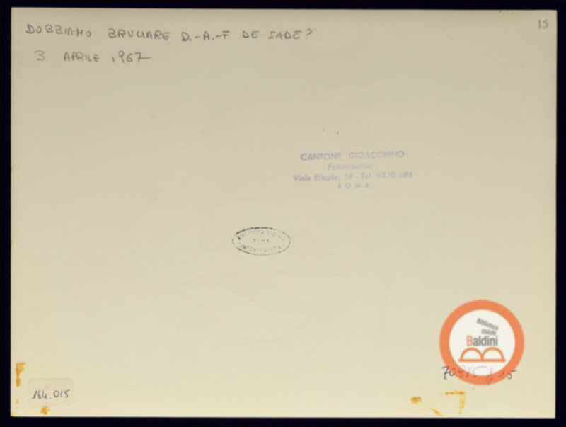 Immagine di Dobbiamo bruciare Donatien-Alphonse Francois de Sade? (rivediamo le bucce al divino...