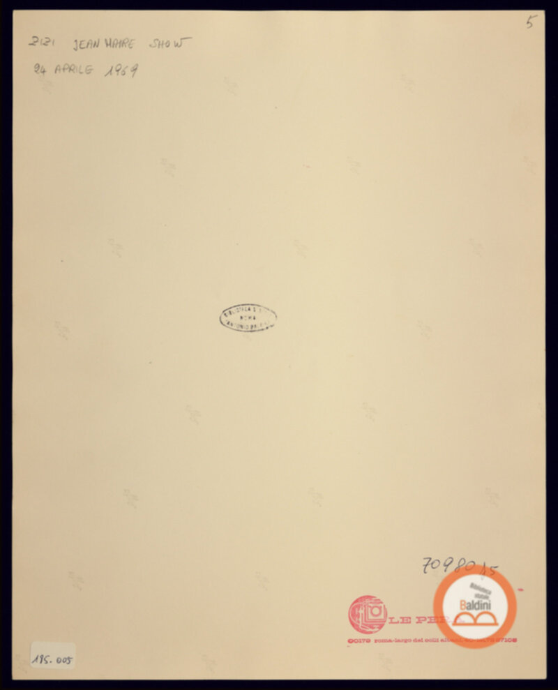 Immagine di Zizi Jeanmaire show, verso