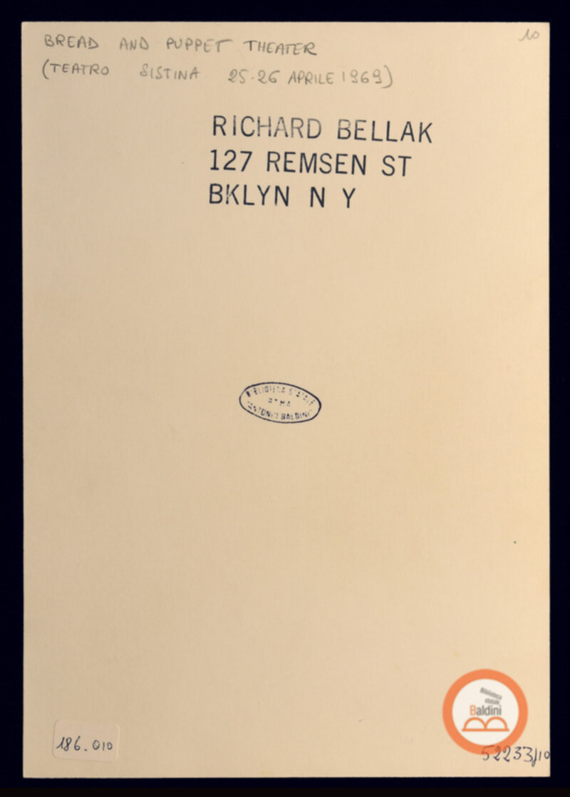 Immagine di Bread and Puppet Theatre, di New York, verso