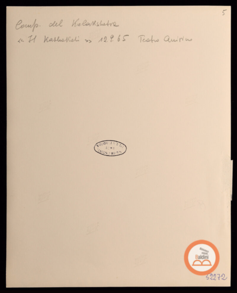 Immagine di Kathakali Dancers group di Kalakshetra, verso