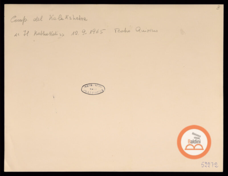 Immagine di Kathakali Dancers group di Kalakshetra, verso